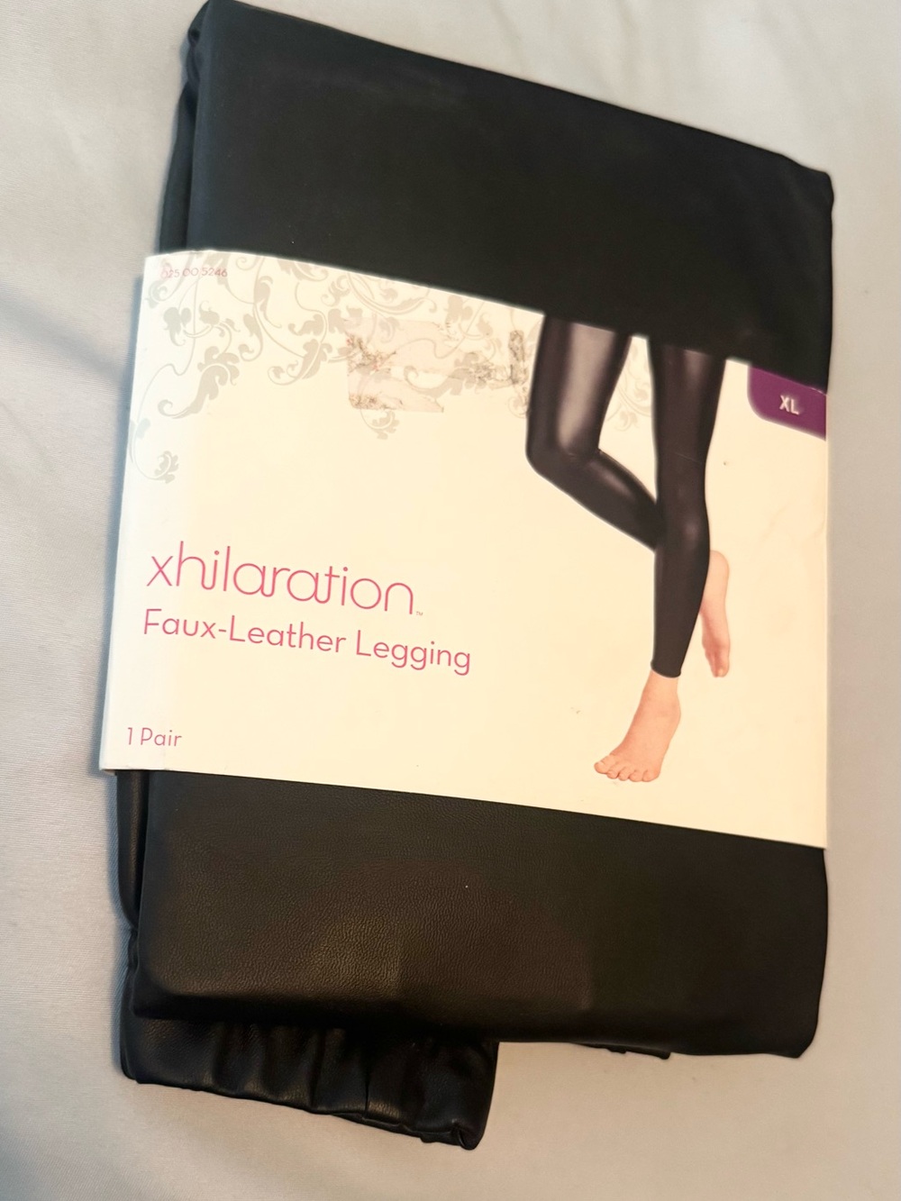 Xhilaration | Black Faux-Leather Leggings Size XL NEW with Tags